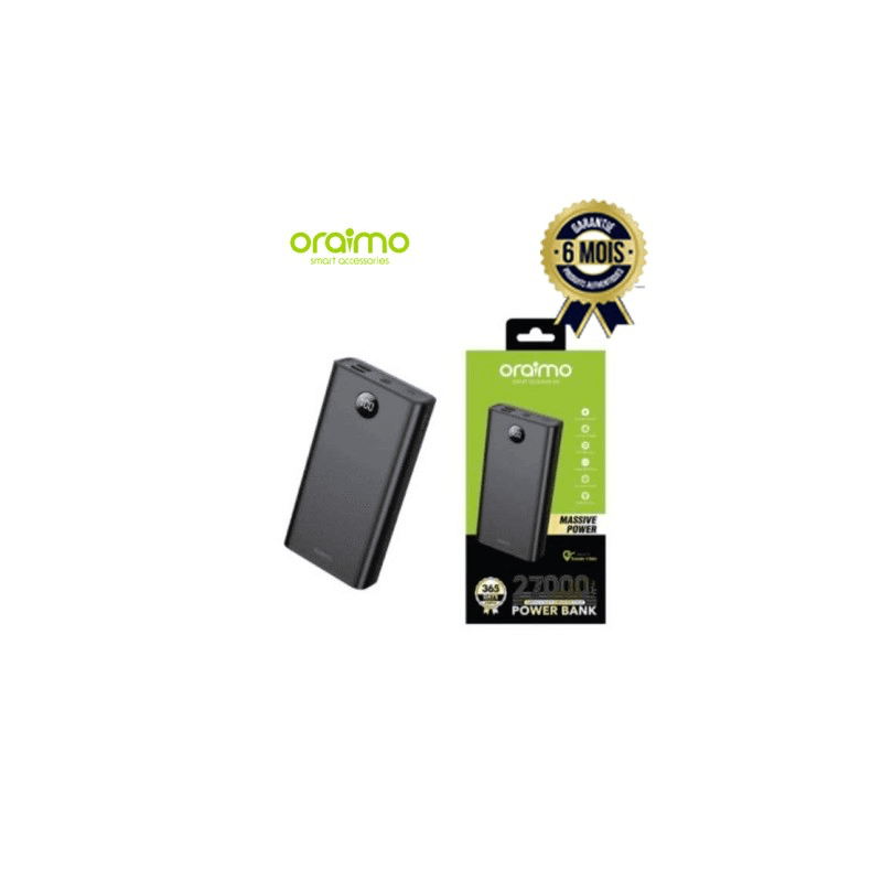 Power Bank Oraimo 27000 mAh – vignette 4