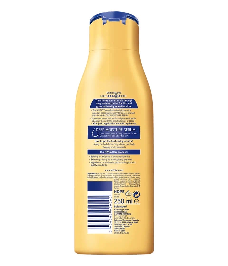 NIVEA Nourishing Cocoa Body Lotion – 400 ml – vignette 2