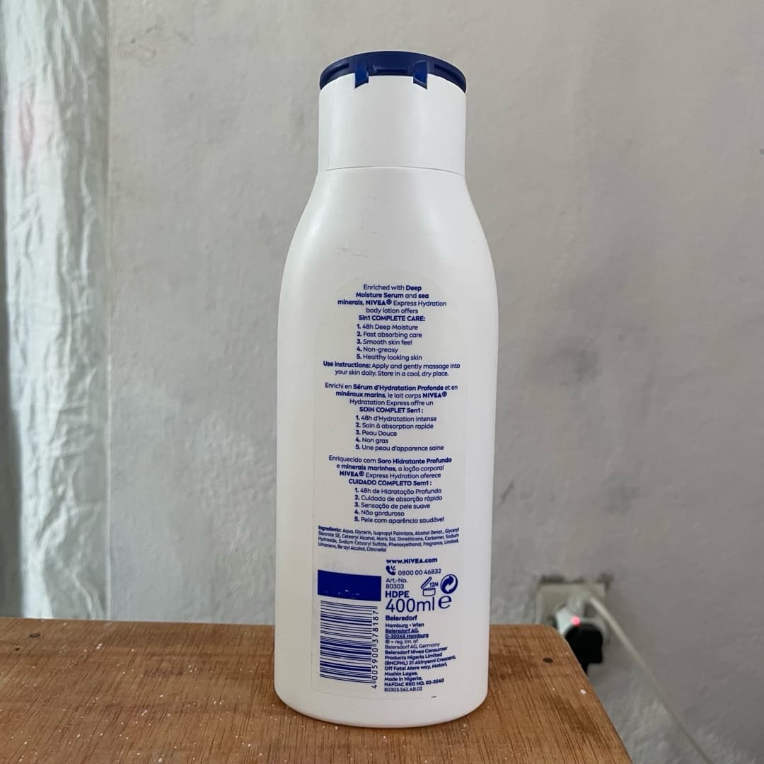 NIVEA Express Hydration Body Lotion – 400 ml – vignette 3