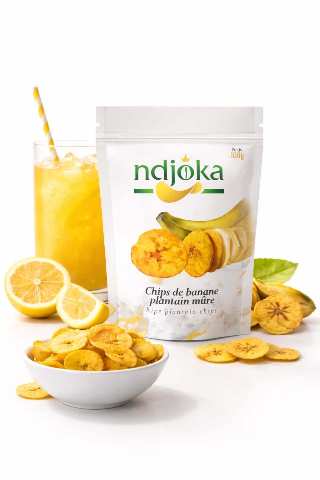 Chips Ndjoka 100g de banane plantain mûre