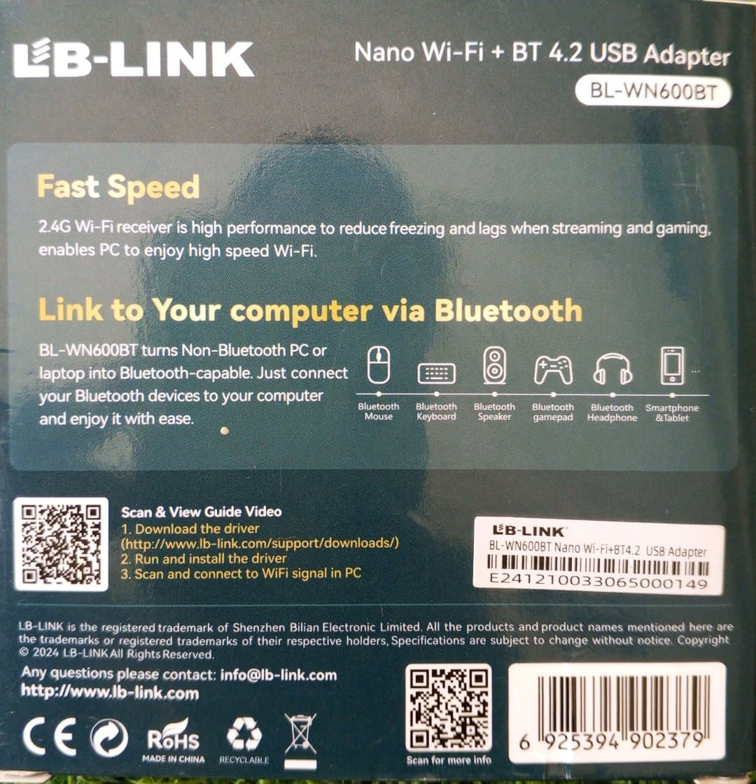 Adaptateur pour WIFI ET BLUETOOTH – vignette 2